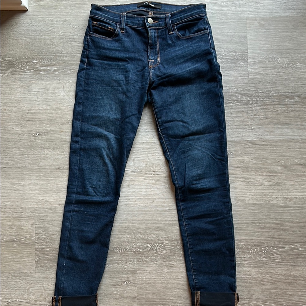 J Brand Dark Blue Skinny Jeans